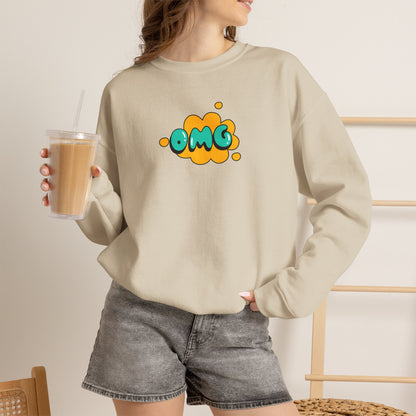 "OMG'' |Cat Sweatshirt | Nunu&Miao Studio