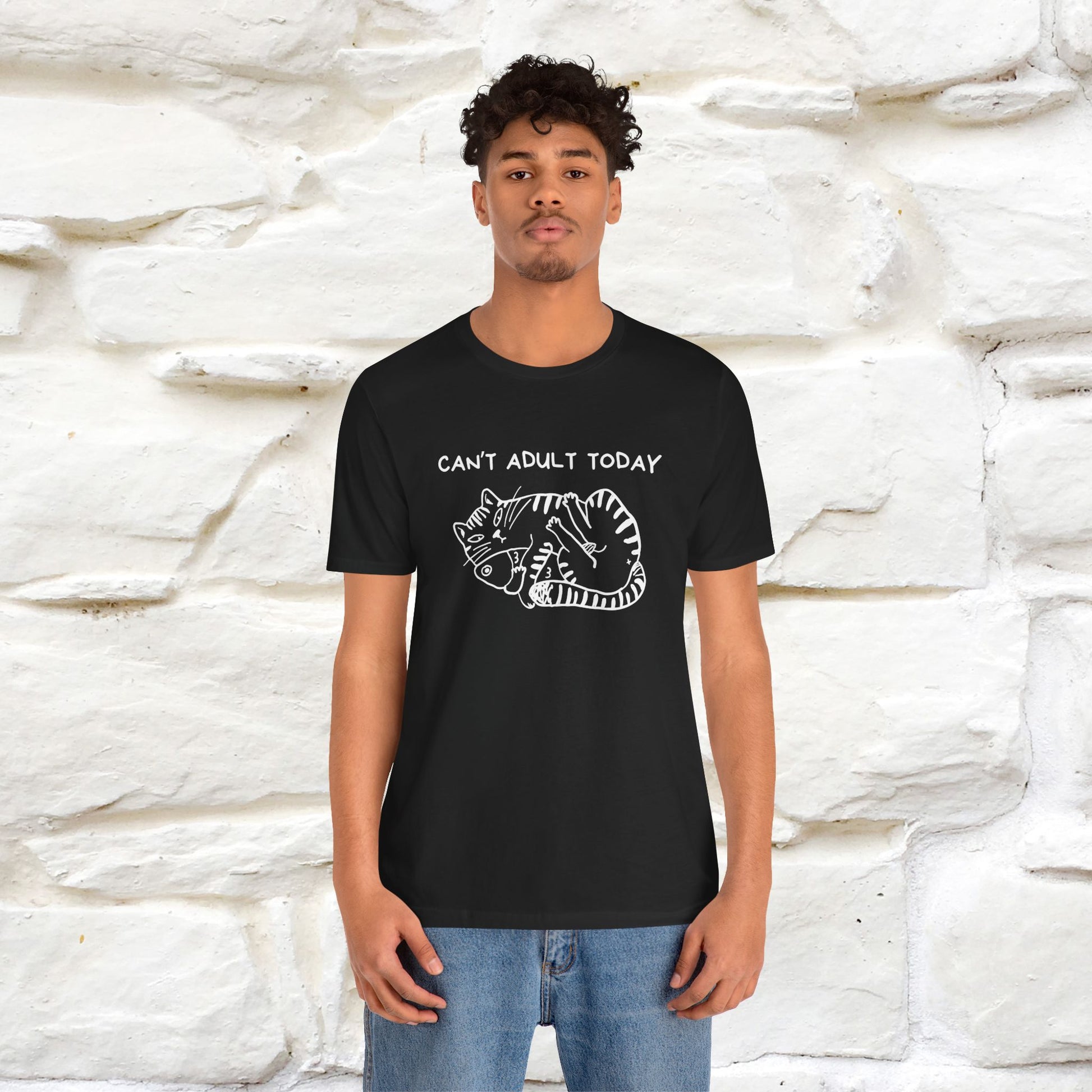 "Can't Adult Today" |Cat T-Shirt | Nunu&Miao Studio - Nunu&Miao Studio