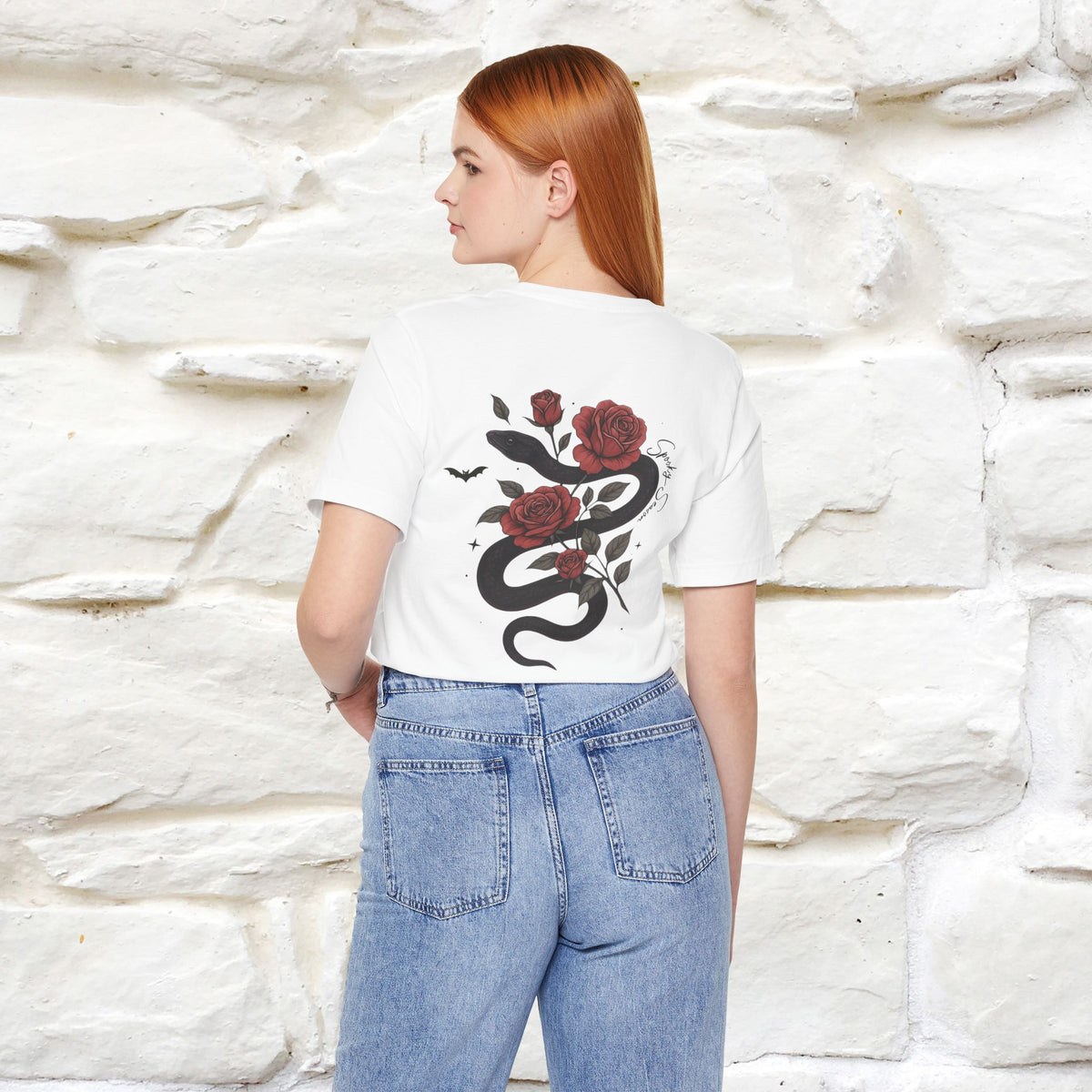"The Rose and The Snake " Halloween T-shirt |Nunu&Miao Studio