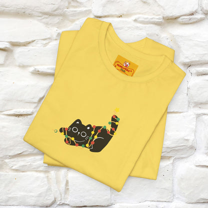 ''Be The Light" Cat T-Shirt| Front & Back Design | Nunu&Miao Studio - Nunu&Miao Studio