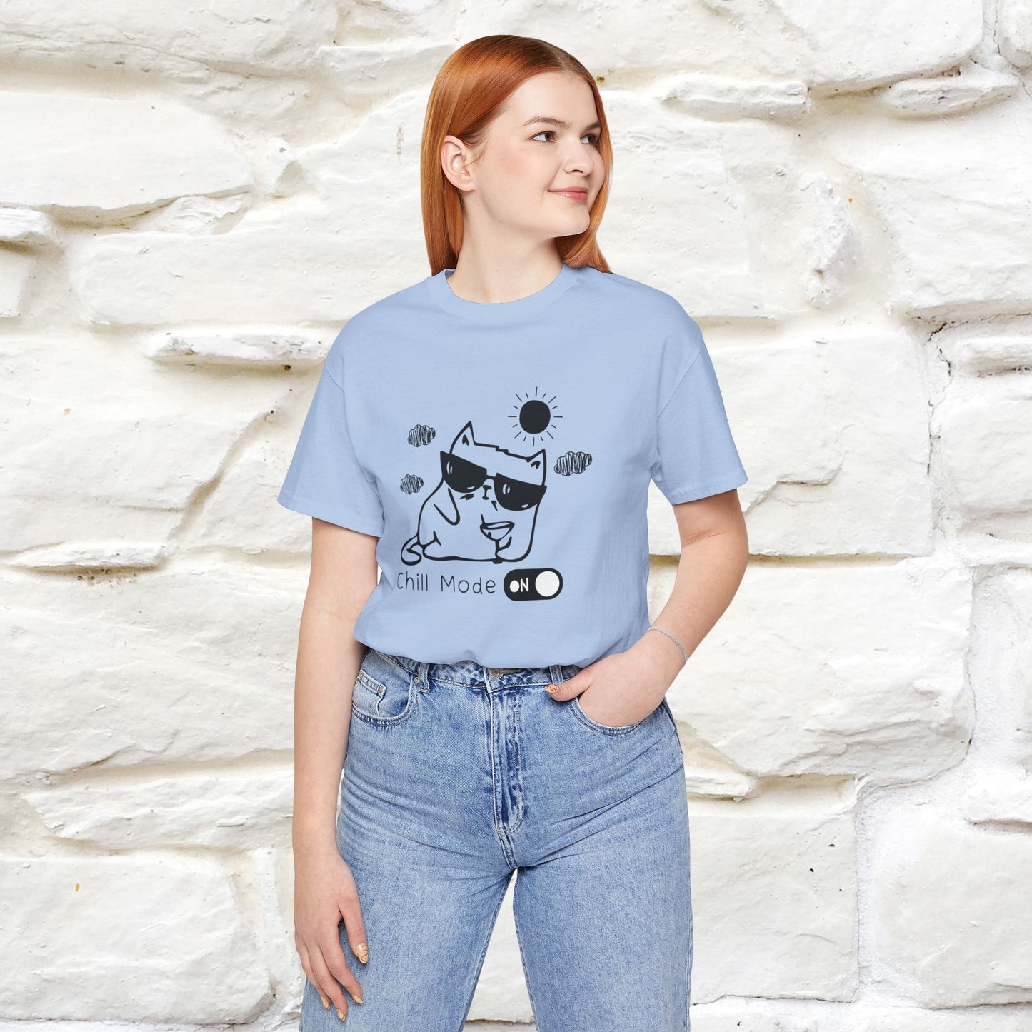 ''Chill Mode on'' Cat T-Shirt | Nunu&Miao Studio