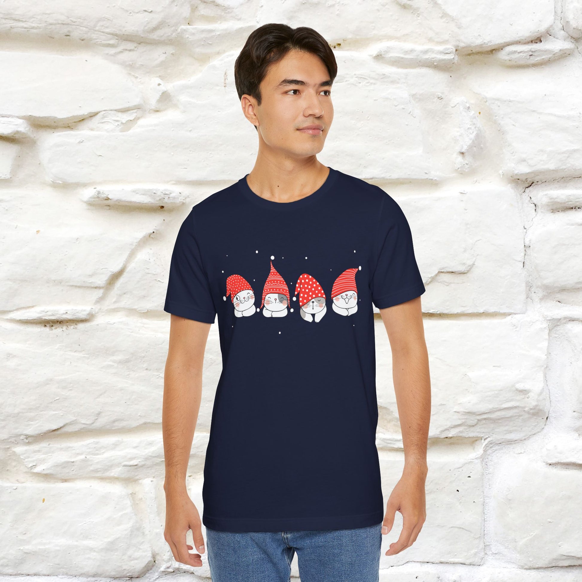 ''Christmas Cute'' |Cats T-shirt | Nunu&Miao Studio - Nunu&Miao Studio