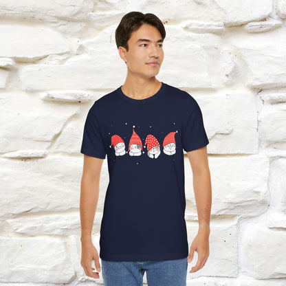 ''Christmas Cute'' |Cats T-shirt | Nunu&Miao Studio - Nunu&Miao Studio