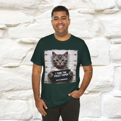 ''I Tore The Toilet Paper'' | Funny Cat T-Shirt | Nunu&Miao Studio - Nunu&Miao Studio