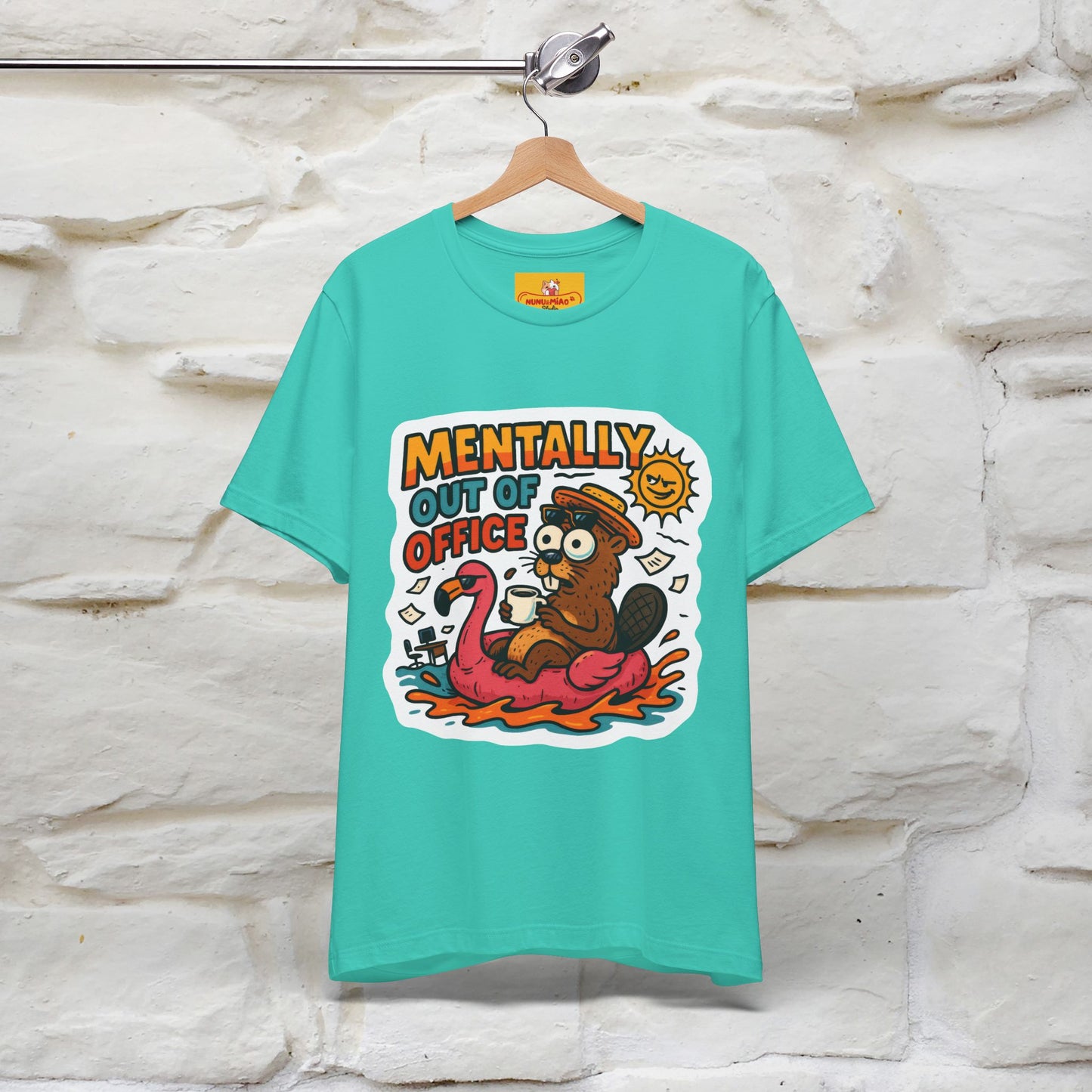 ''Mentally Out Of Office''|  Sarcastic Cat T-Shirt | Nunu&Miao Studio