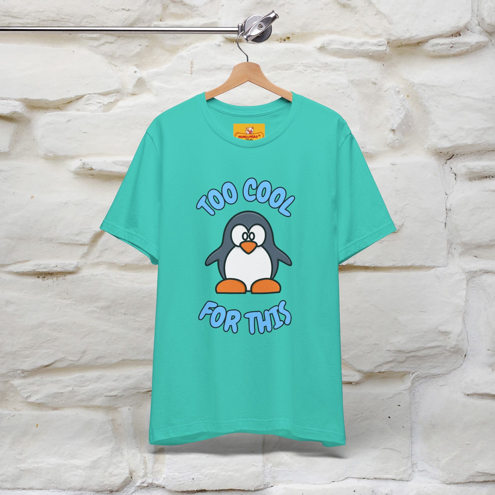 ''Too Cool For This" |Cat T-Shirt | Nunu&Miao Studio - Nunu&Miao Studio