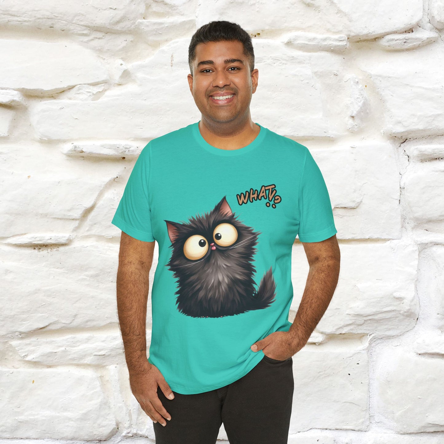 ''What ?'' | Cat T-Shirt  | Nunu&Miao Studio - Nunu&Miao Studio