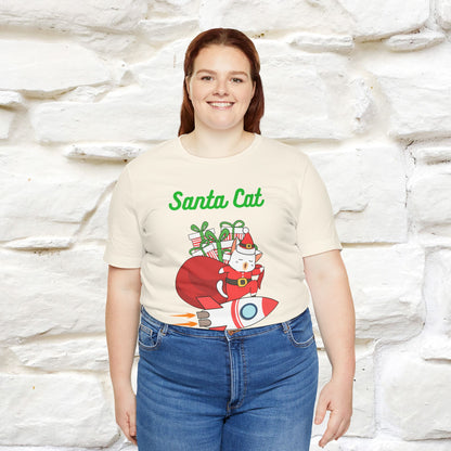 "Funny Santa Cat..." | Cat T-Shirt | Nunu&Miao Studio