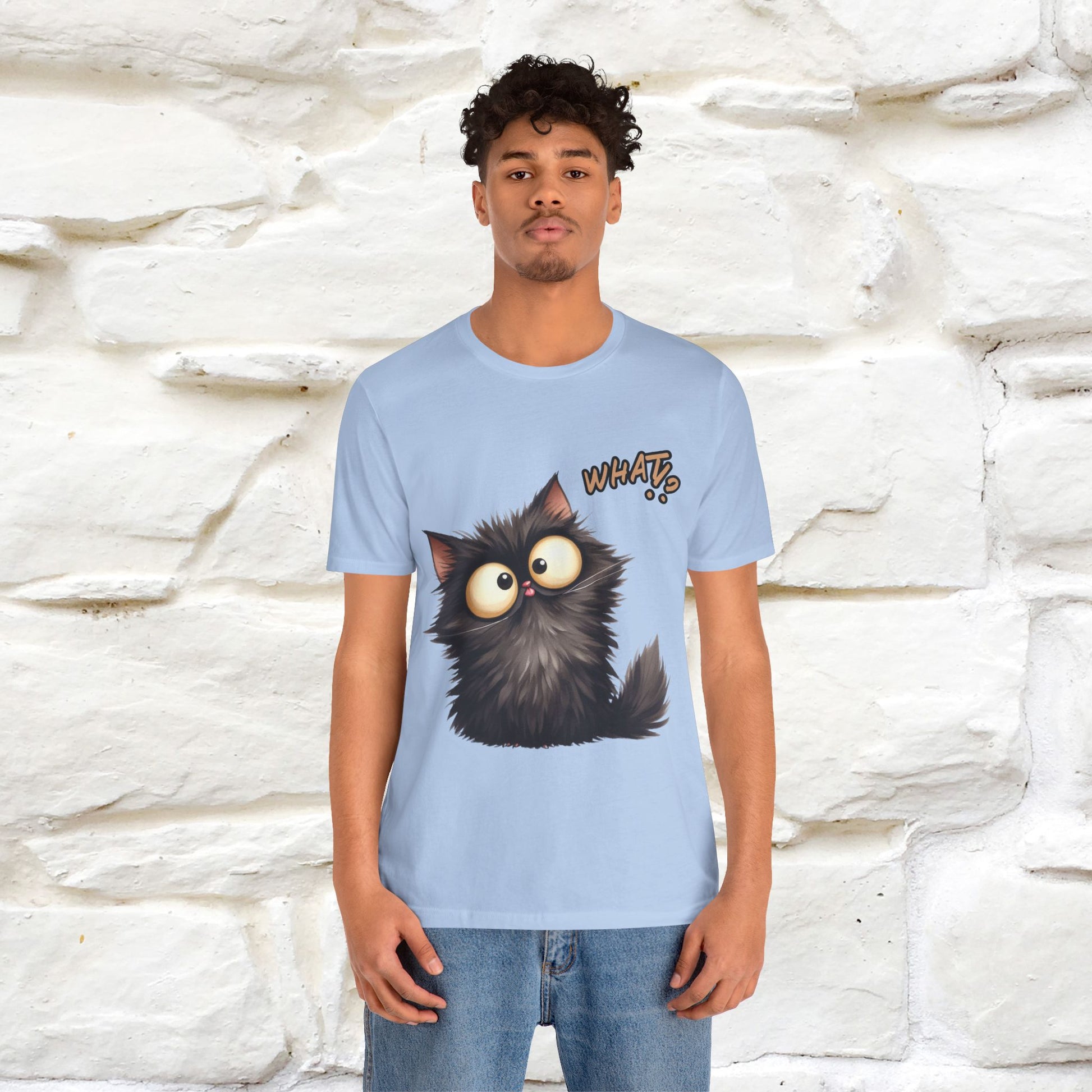 ''What ?'' | Cat T-Shirt  | Nunu&Miao Studio - Nunu&Miao Studio