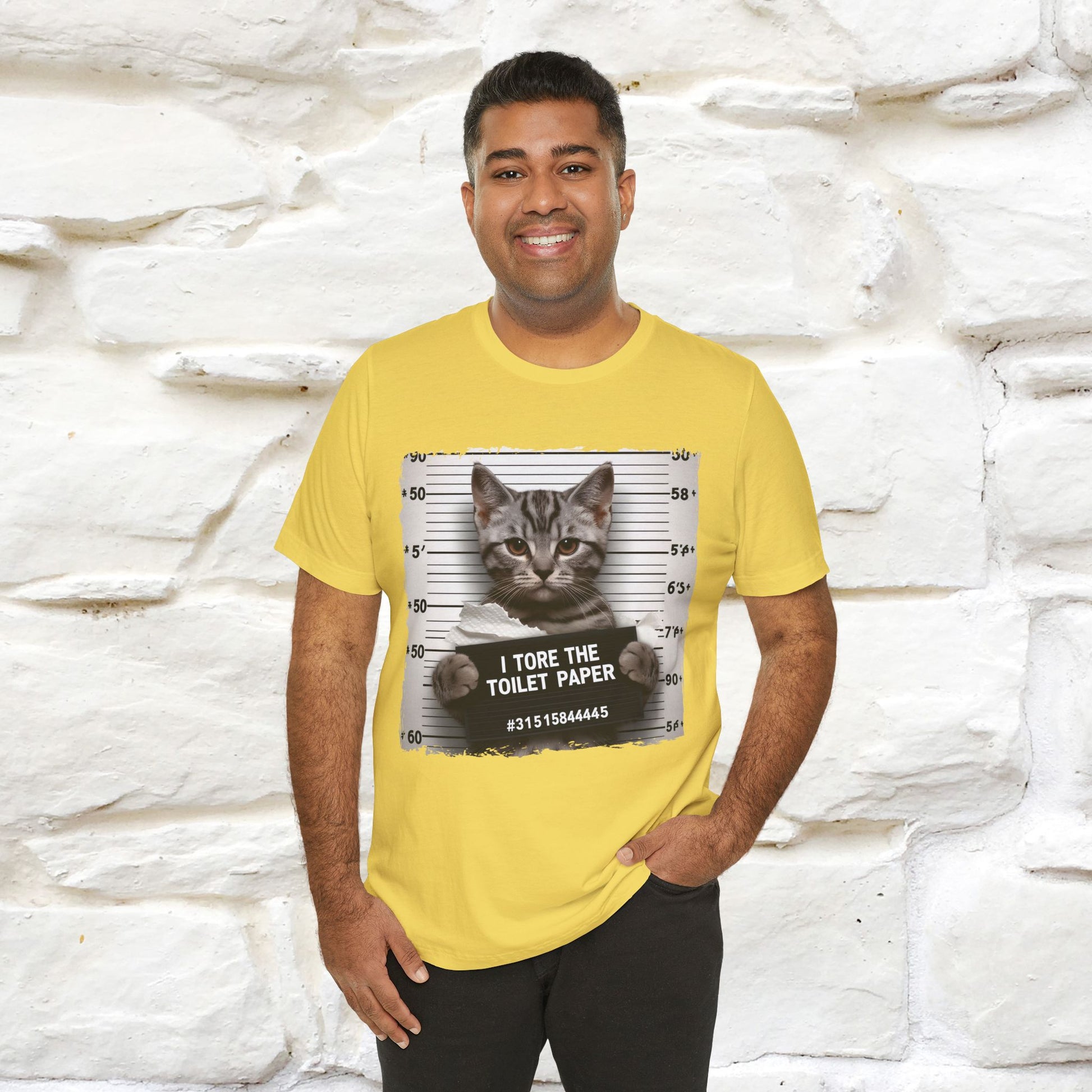 ''I Tore The Toilet Paper'' | Funny Cat T-Shirt | Nunu&Miao Studio - Nunu&Miao Studio