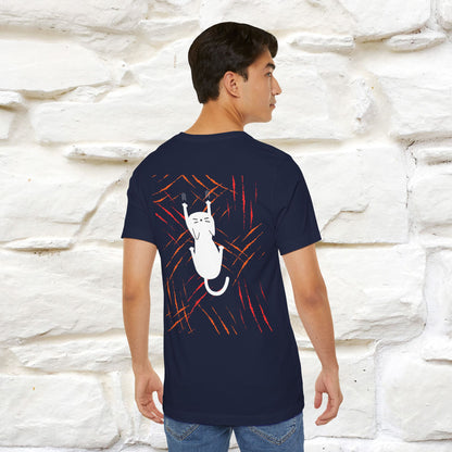 “Love Hurts"  Funny Cat T-Shirt | Front & Back Design | Nunu&Miao Studio