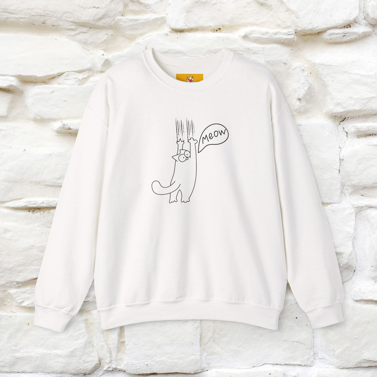 ''Meow.'' |Cat Sweatshirt | Nunu&Miao Studio