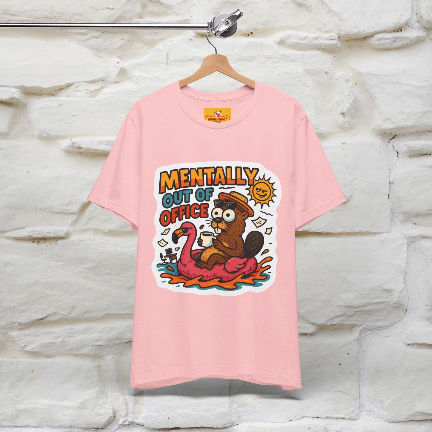 ''Mentally Out Of Office''|  Sarcastic Cat T-Shirt | Nunu&Miao Studio