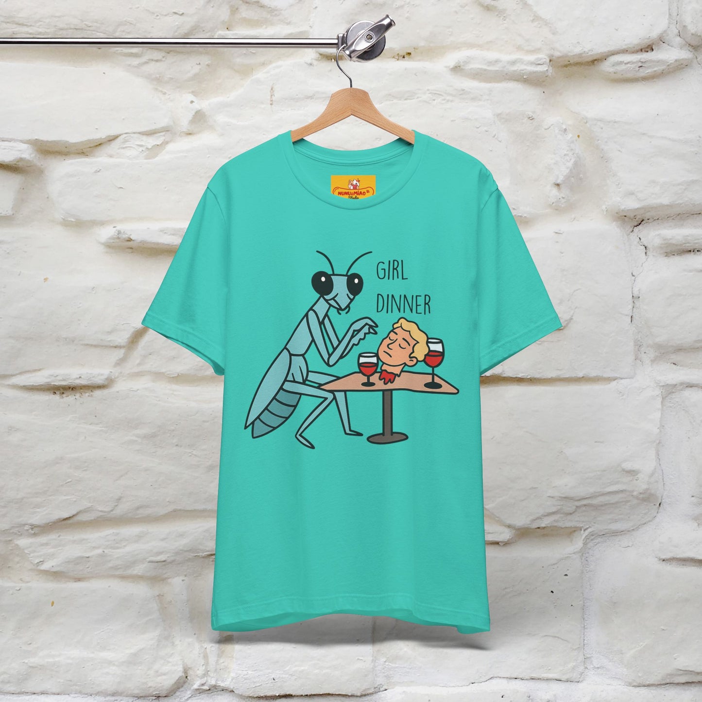 "Girl Dinner" Funny T-shirt |Nunu&Miao Studio - Nunu&Miao Studio