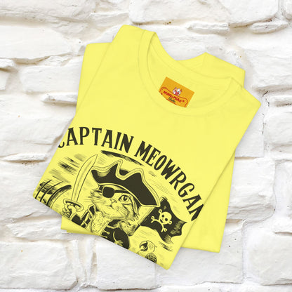 Captain Meowrgan Treasure Hunter |  |Cat T-Shirt | Nunu&Miao Studio - Nunu&Miao Studio