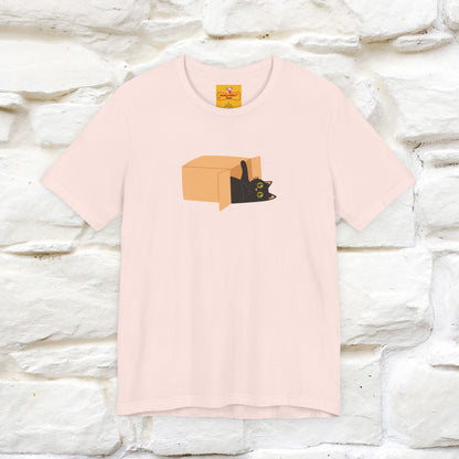 "Think Like There Is No Box" Cat T-Shirt| Front & Back Design | Nunu&Miao Studio - Nunu&Miao Studio