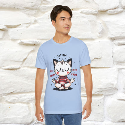 Ommm, Keep Calm | Relaxed Cat Shirt for Men & Women | 100% Cotton* - Nunu&Miao Studio