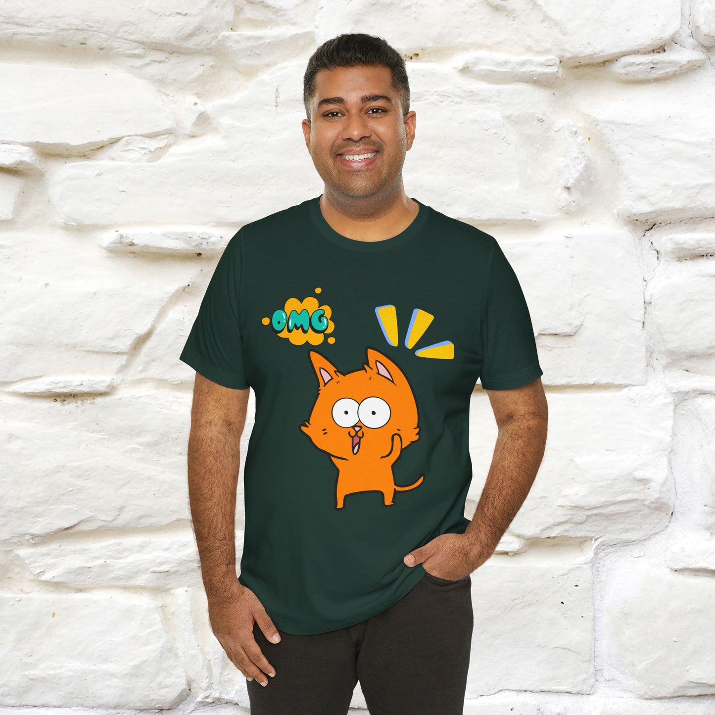 ''Oh My God'' Cat T-Shirt | Nunu&Miao Studio - Nunu&Miao Studio