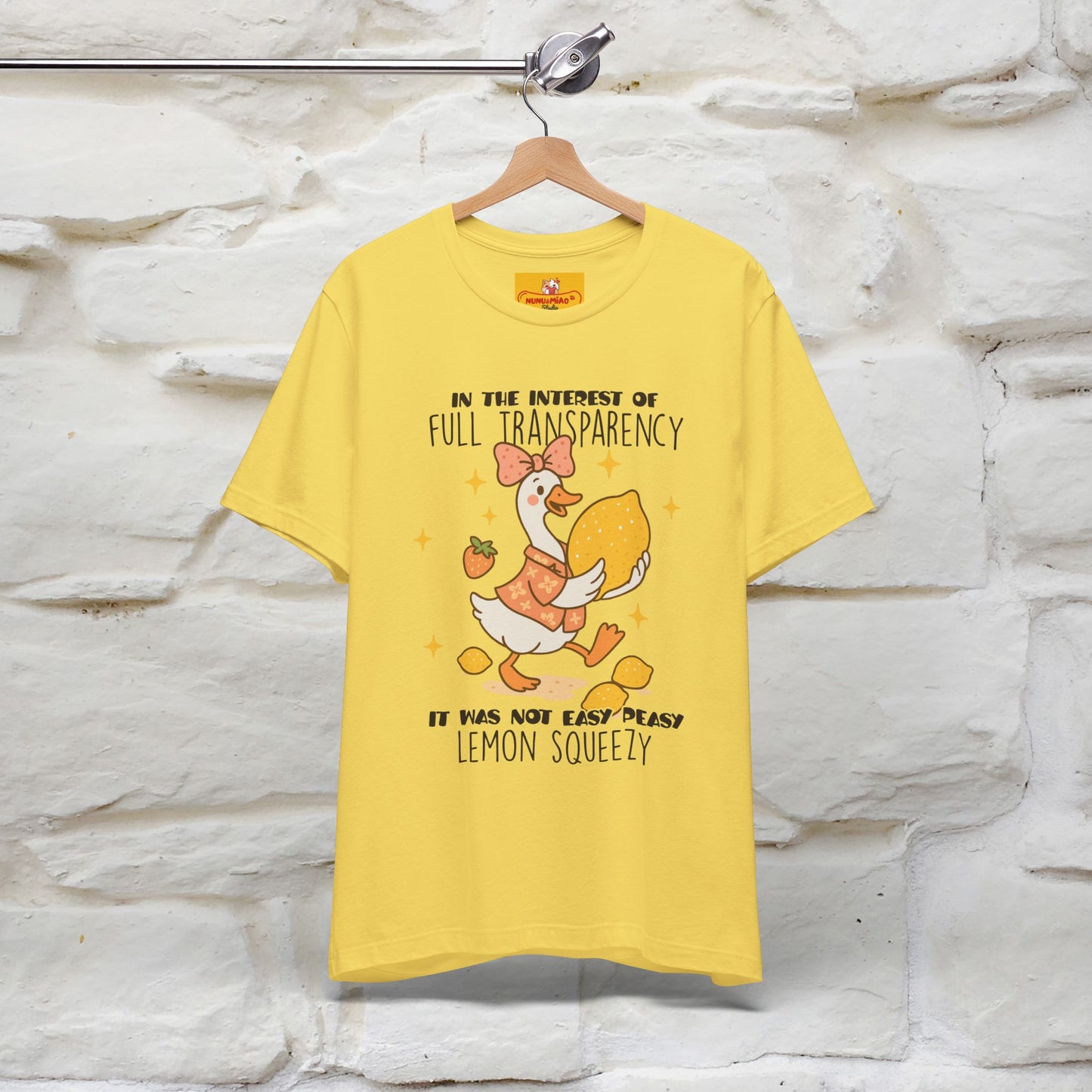 "It Was Not Easy Peasy" Funny T-shirt |Nunu&Miao Studio - Nunu&Miao Studio
