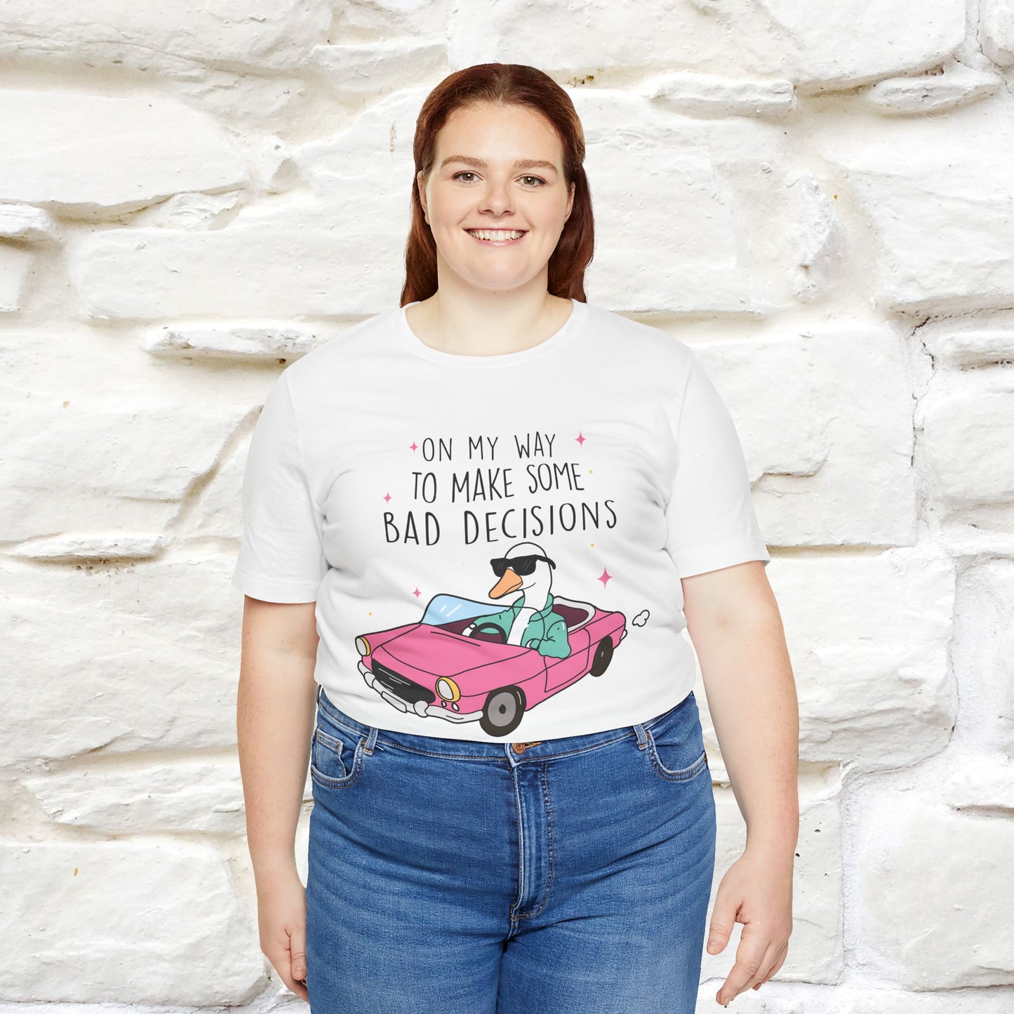 "On My Way To Make Some Bad Decisons"  Funny T-shirt |Nunu&Miao Studio - Nunu&Miao Studio
