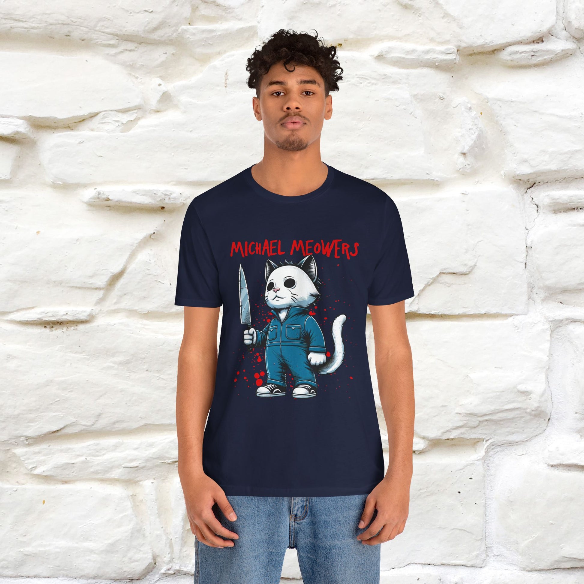 ''Michael Meowers'' Cat T-Shirt |  | Nunu&Miao Studio - Nunu&Miao Studio