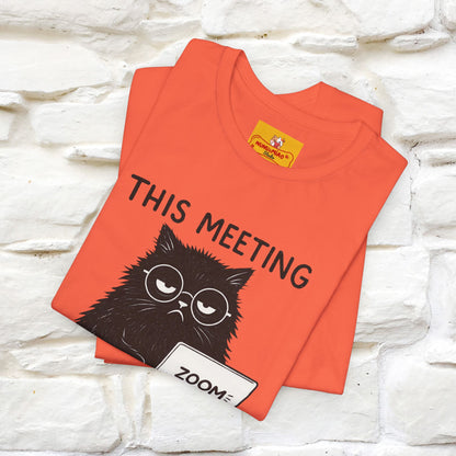 "This Meeting Could've Been a Nap" | Sarcastic Cat T-Shirt | Nunu&Miao Studio - Nunu&Miao Studio