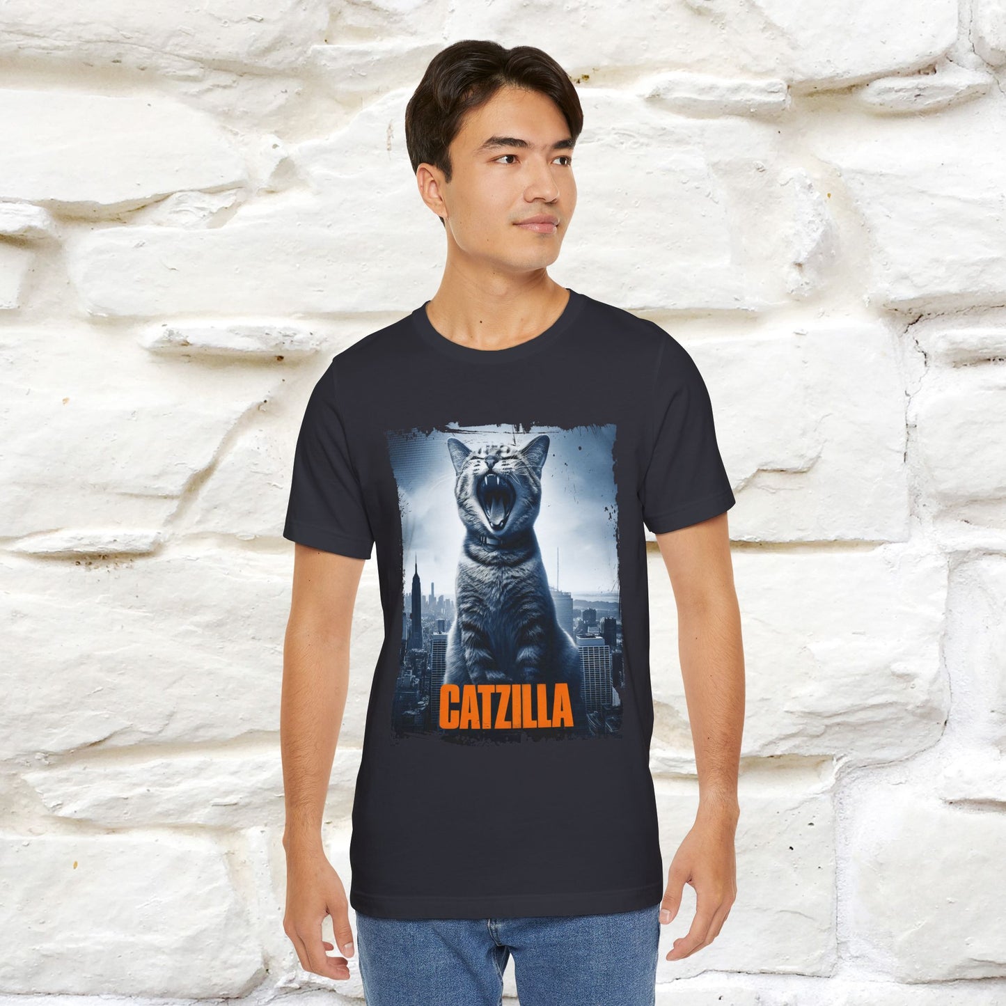 Catzilla T-Shirt | Cat T-Shirt | Nunu&Miao Studio - Nunu&Miao Studio