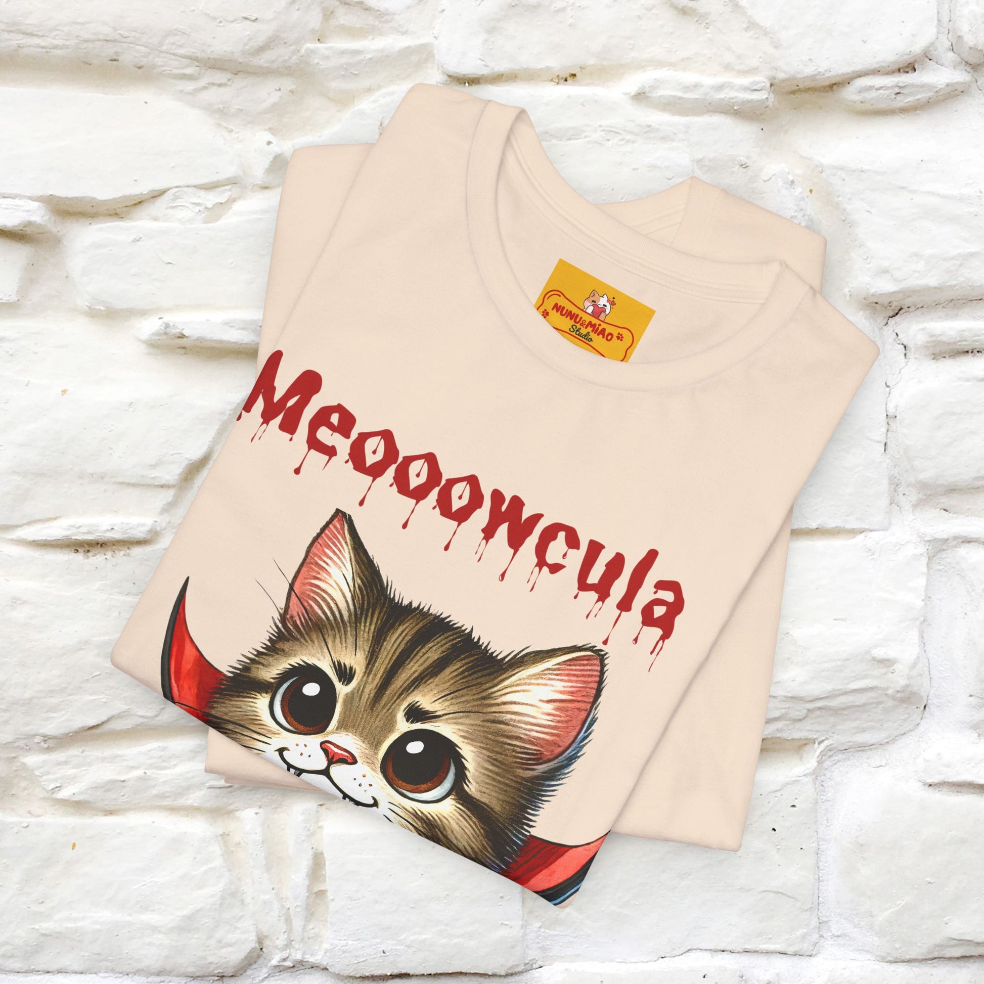 "Meooowcula" Cat T-shirt |Nunu&Miao Studio - Nunu&Miao Studio