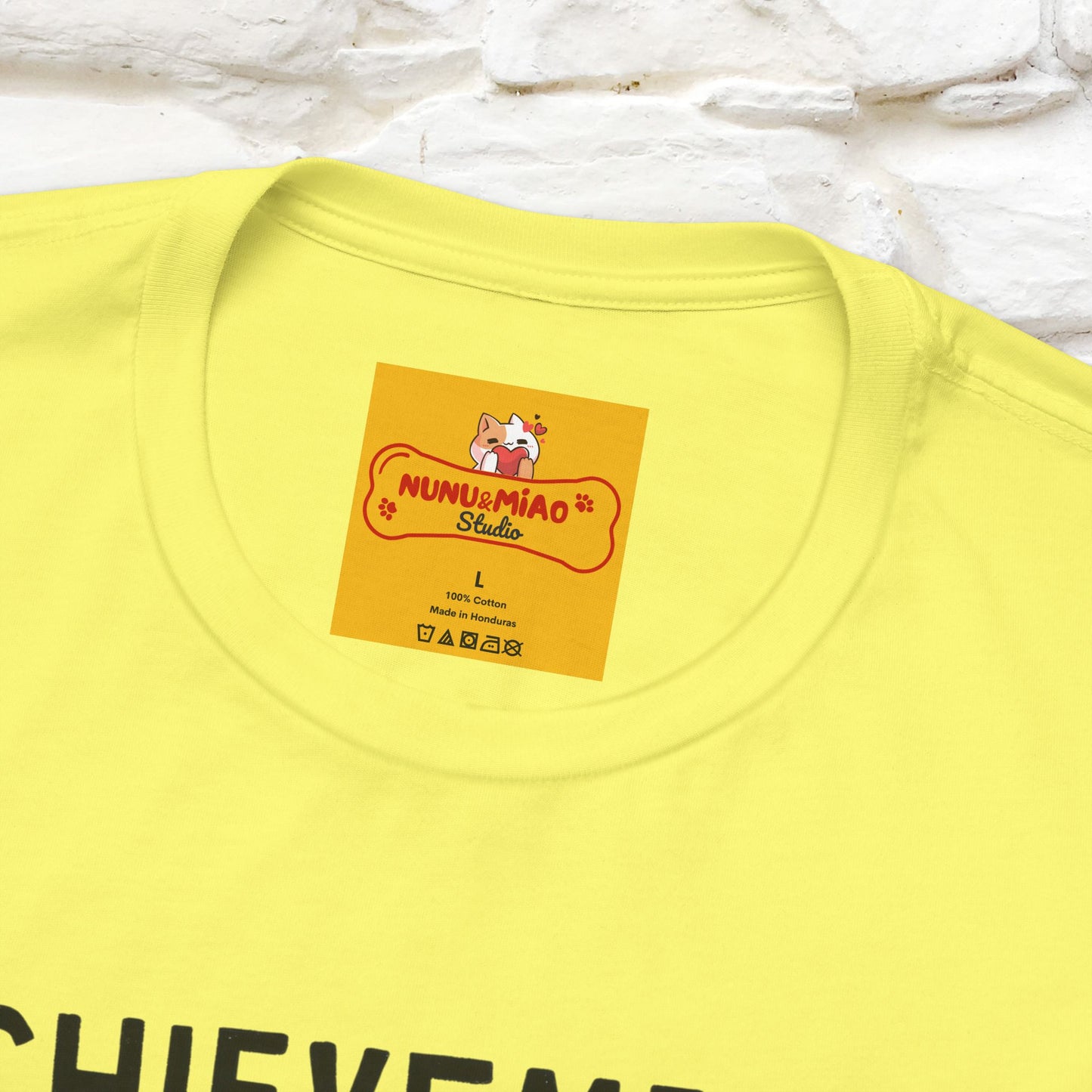 "Achievement Unlocked Bare Minimum." |Cat T-Shirt | Nunu&Miao Studio - Nunu&Miao Studio