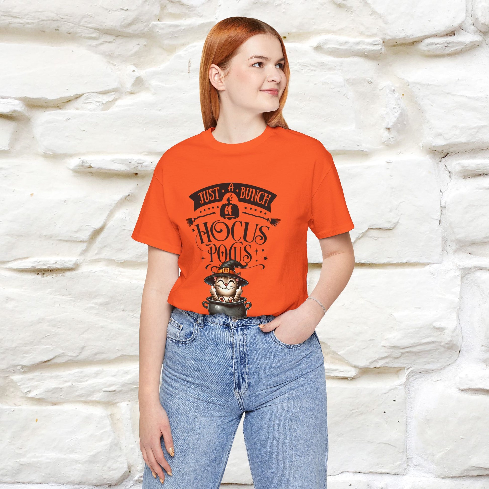 "Just A Bunch Of Hocus Pocus" Cat  T-shirt |Nunu&Miao Studio - Nunu&Miao Studio