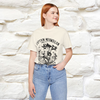 Captain Meowrgan Treasure Hunter |  |Cat T-Shirt | Nunu&Miao Studio - Nunu&Miao Studio