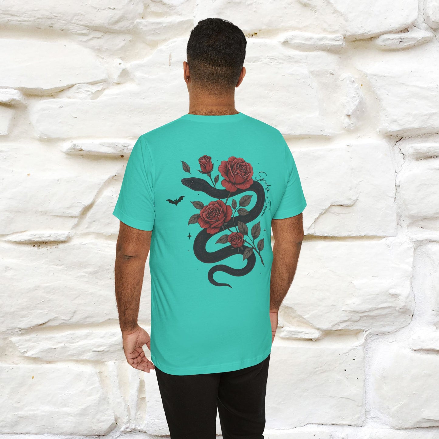 "The Rose and The Snake " Halloween T-shirt |Nunu&Miao Studio - Nunu&Miao Studio