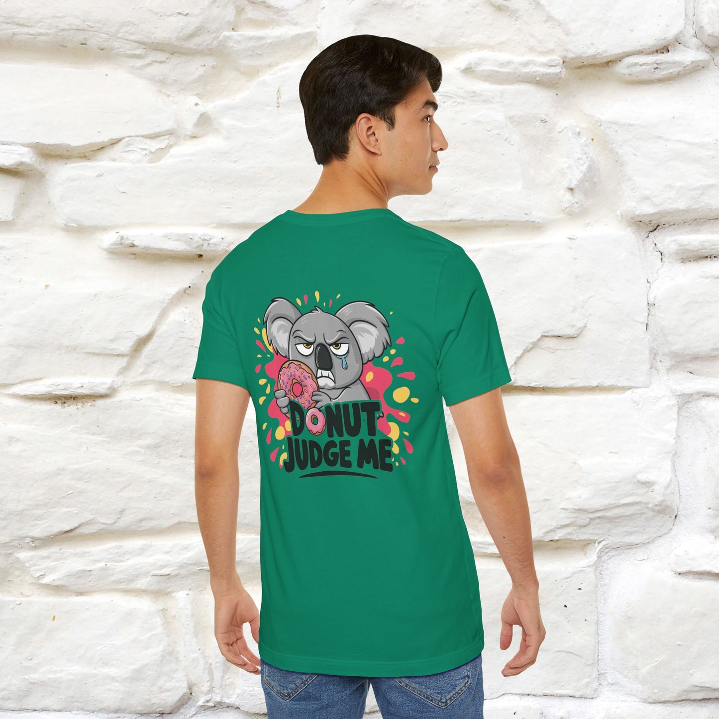 "Donut Judge Me " |Funny  T-Shirt | Front & Back Design | Nunu&Miao Studio - Nunu&Miao Studio