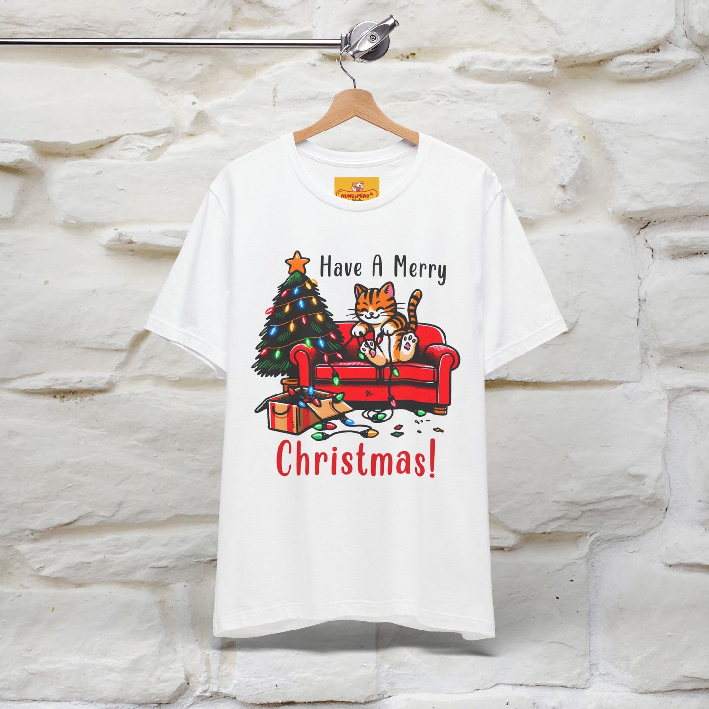"Have A Merry..." |Funny Cat  T-Shirt | Nunu&Miao Studio