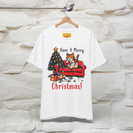 "Have A Merry..." |Funny Cat  T-Shirt | Nunu&Miao Studio