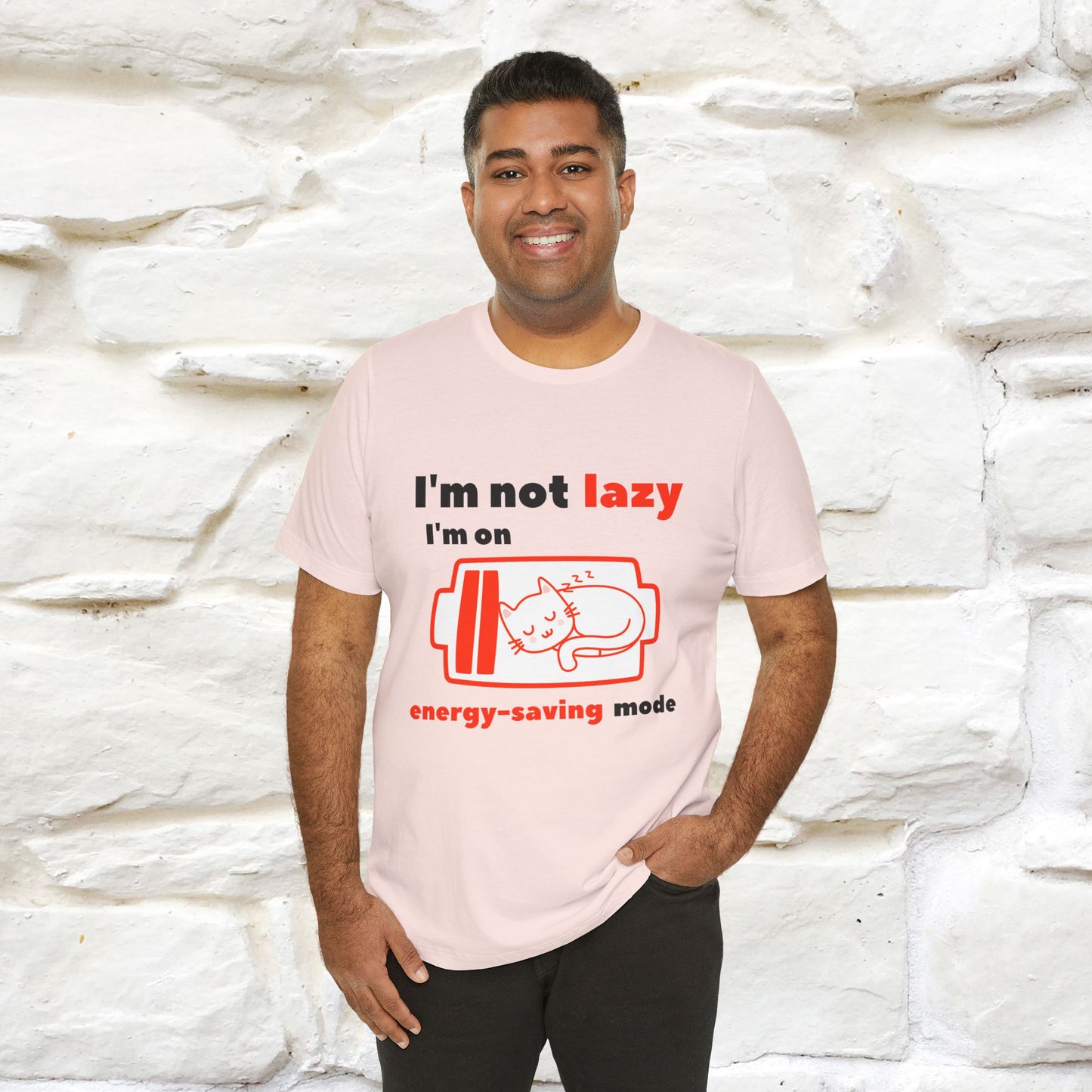 ''I am Not Lazy...'' Cat T-Shirt | Nunu&Miao Studio - Nunu&Miao Studio