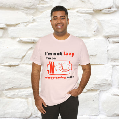 ''I am Not Lazy...'' Cat T-Shirt | Nunu&Miao Studio - Nunu&Miao Studio