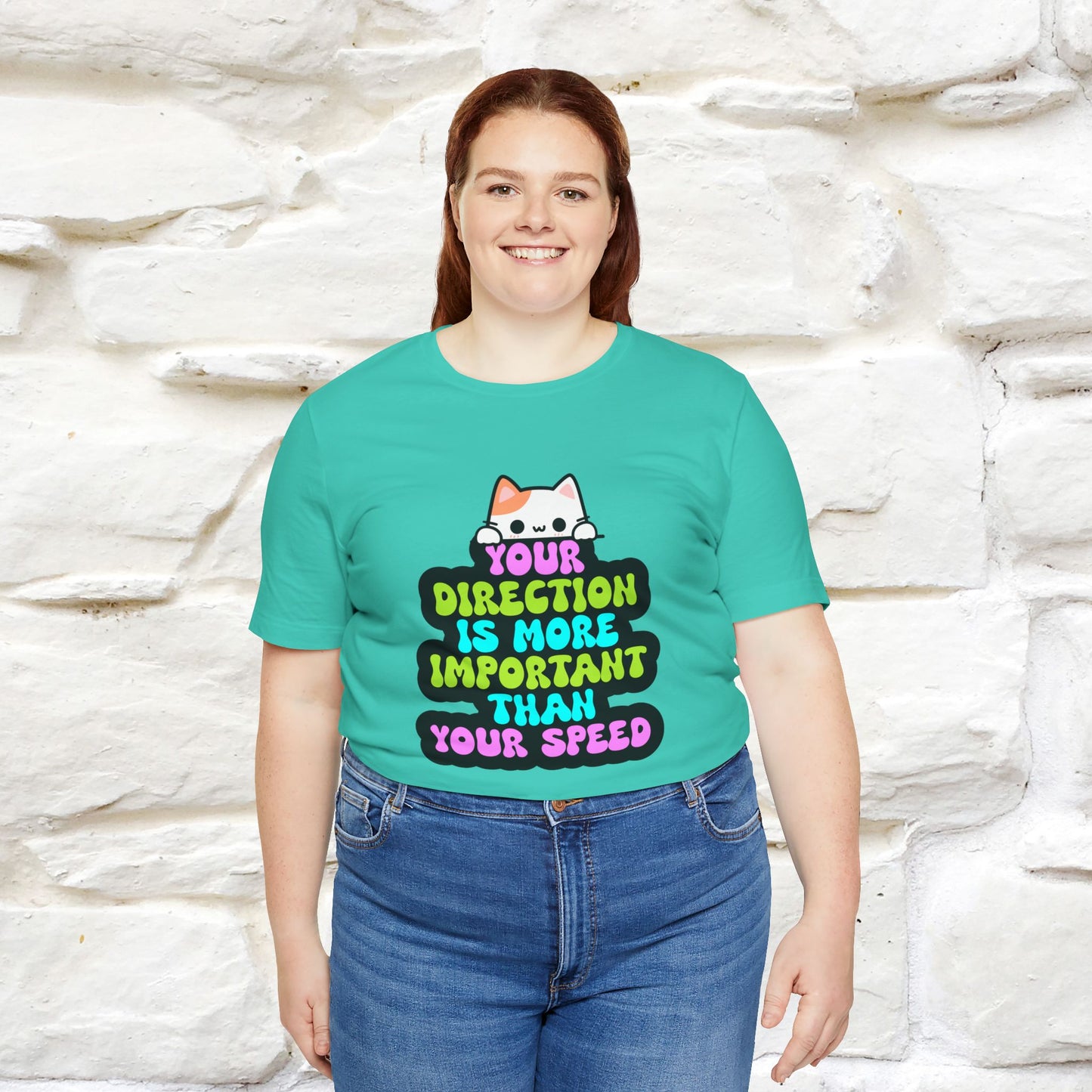 "Your Direction Is More ..." |  Cat T-shirt | Nunu&Miao Studio - Nunu&Miao Studio