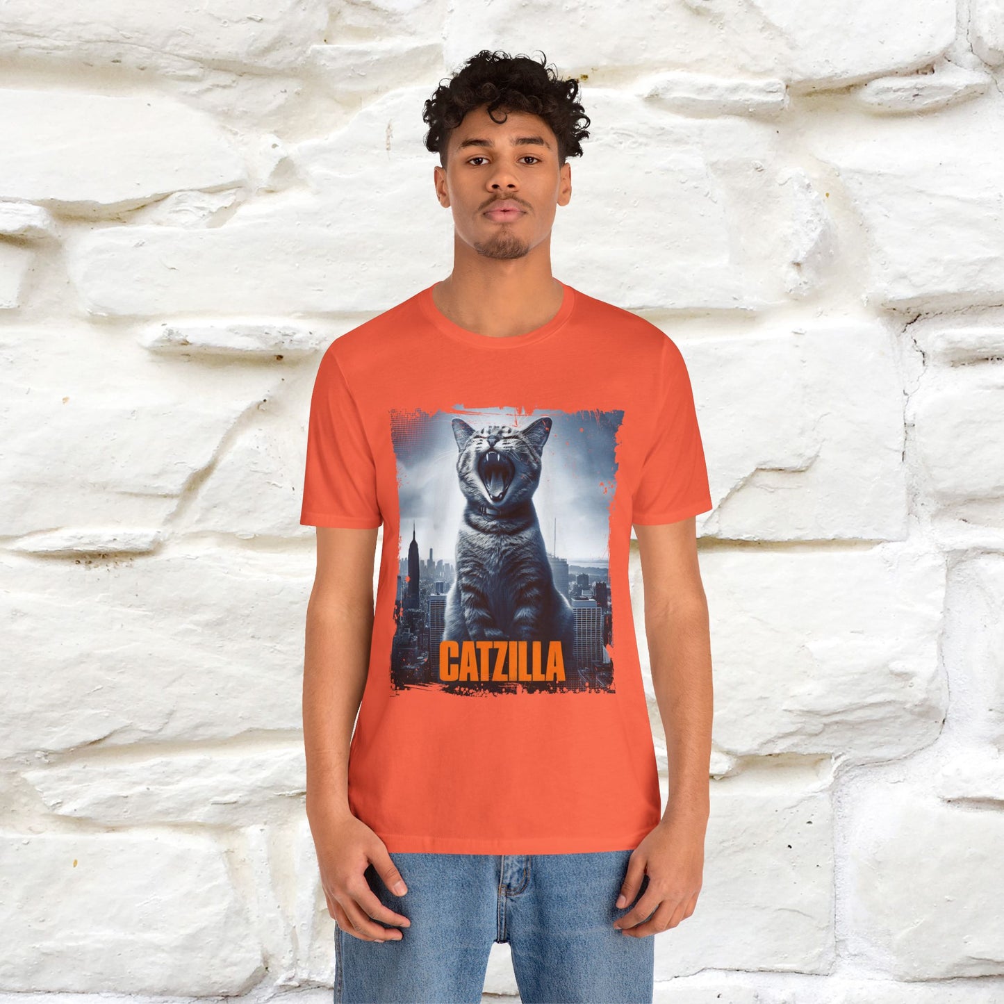 Catzilla T-Shirt | Cat T-Shirt | Nunu&Miao Studio - Nunu&Miao Studio