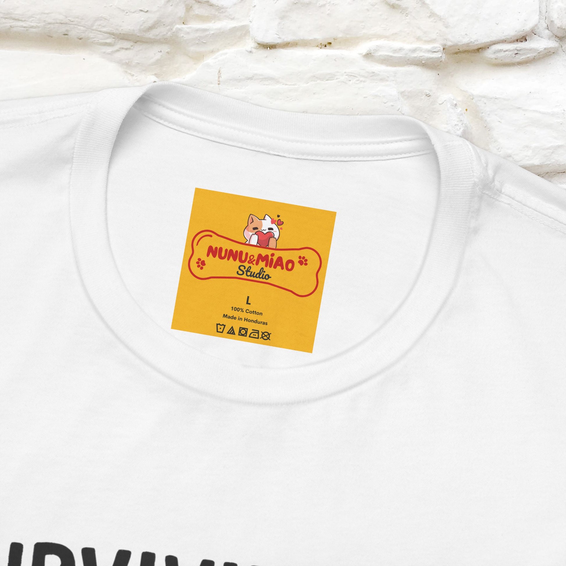 "Surviving Off...Vibes And Broken .. " |Cat T-Shirt | Nunu&Miao Studio - Nunu&Miao Studio