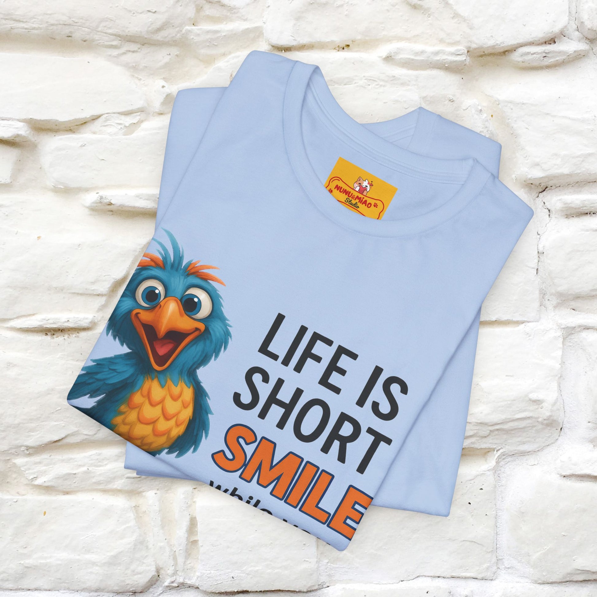 "Life Is Short Smile While ..." |Funny T-Shirt | Nunu&Miao Studio - Nunu&Miao Studio