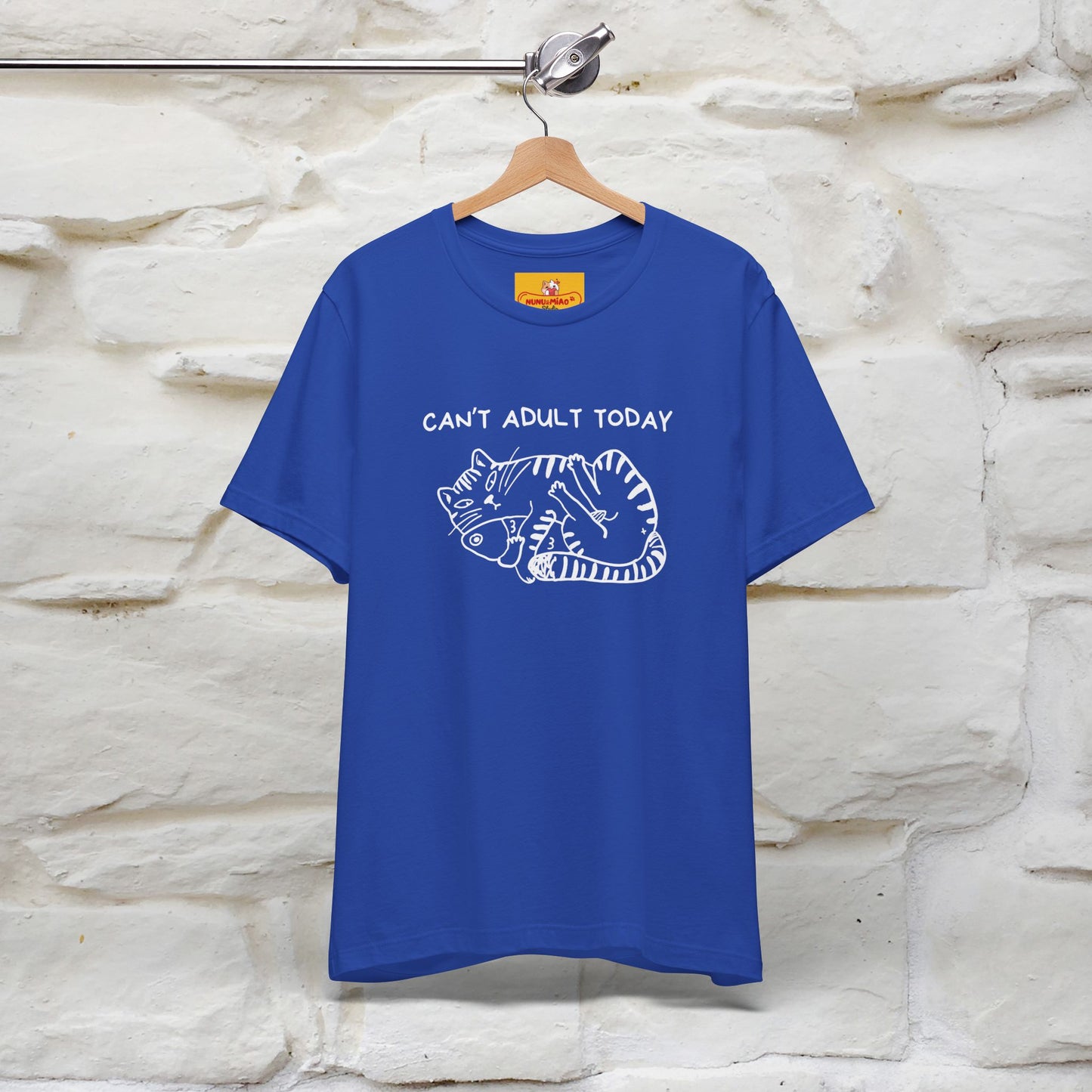 "Can't Adult Today" |Cat T-Shirt | Nunu&Miao Studio - Nunu&Miao Studio