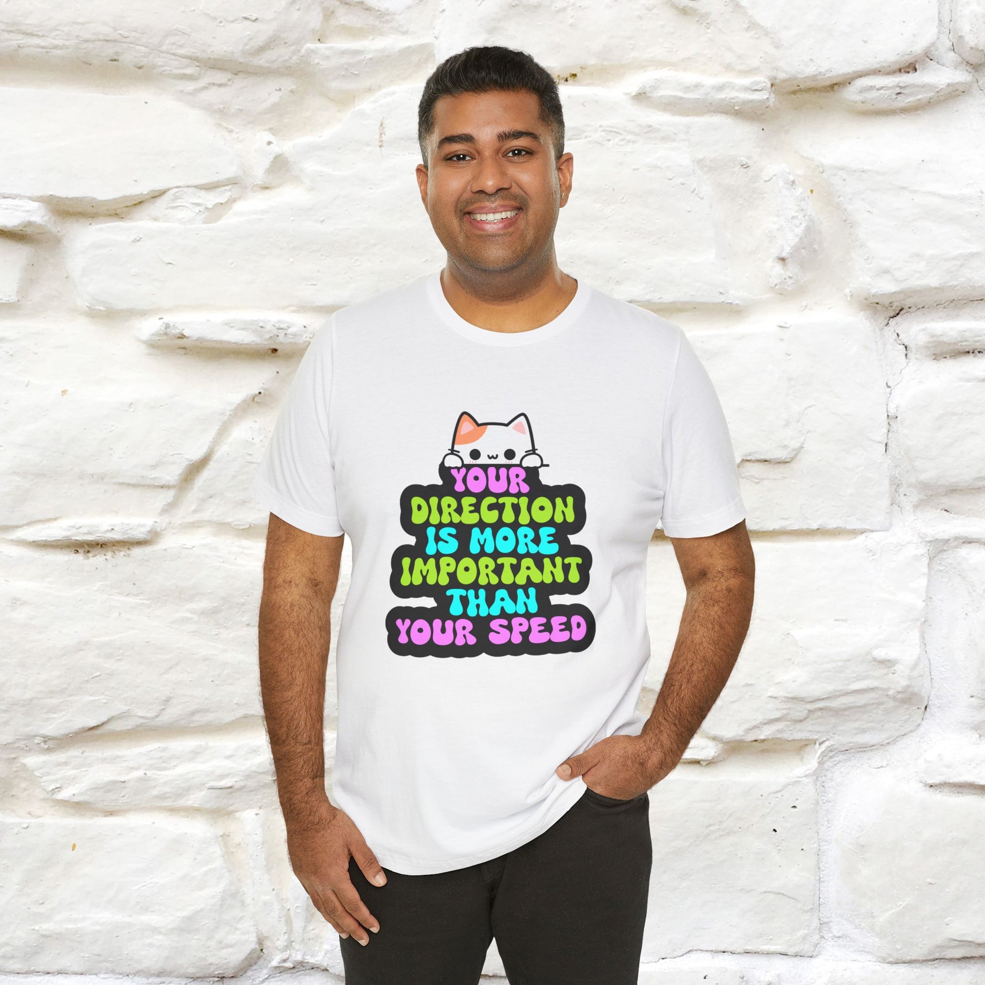 "Your Direction Is More ..." |  Cat T-shirt | Nunu&Miao Studio - Nunu&Miao Studio