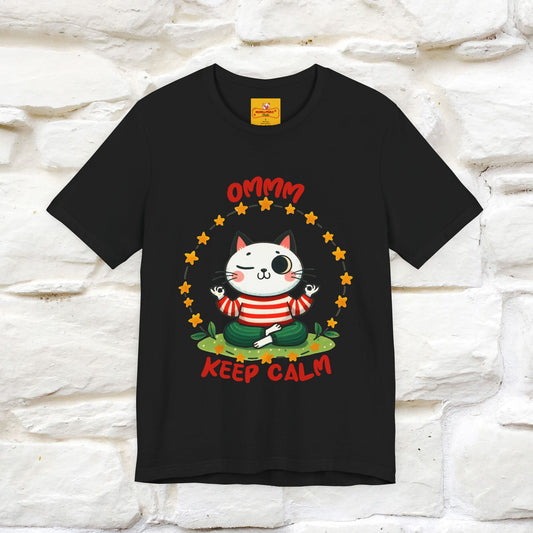 ''Ommm, Keep Calm'' Cat T-Shirt | Nunu&Miao Studio