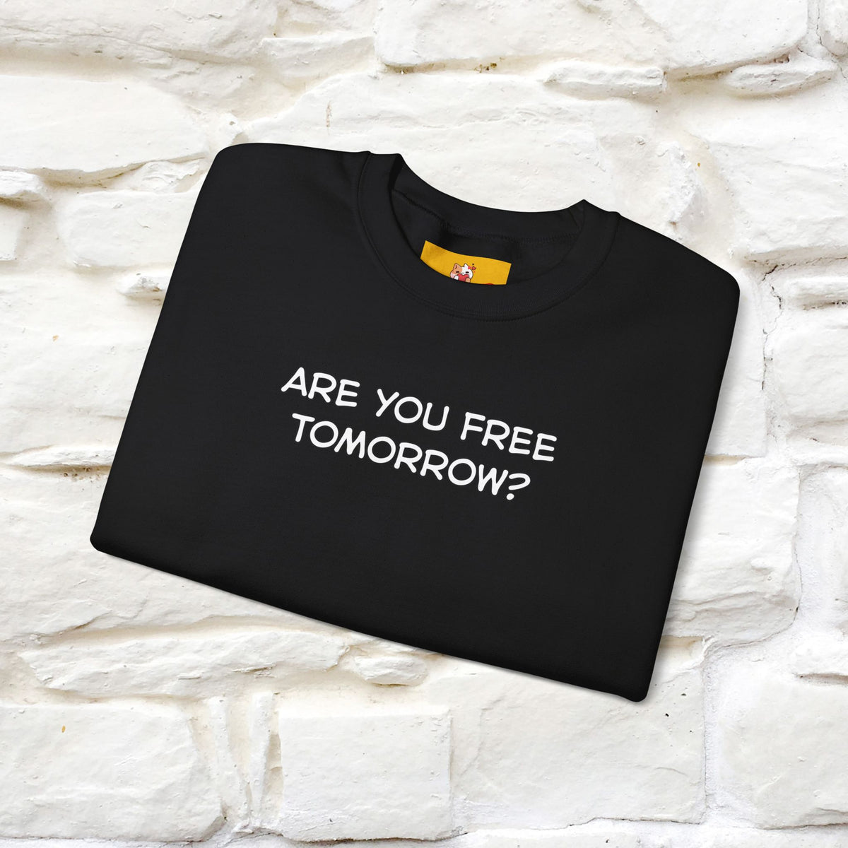 ''Are You Free Tomorrow ...'' | Cute Cat Sweatshirt | Nunu&Miao Studio