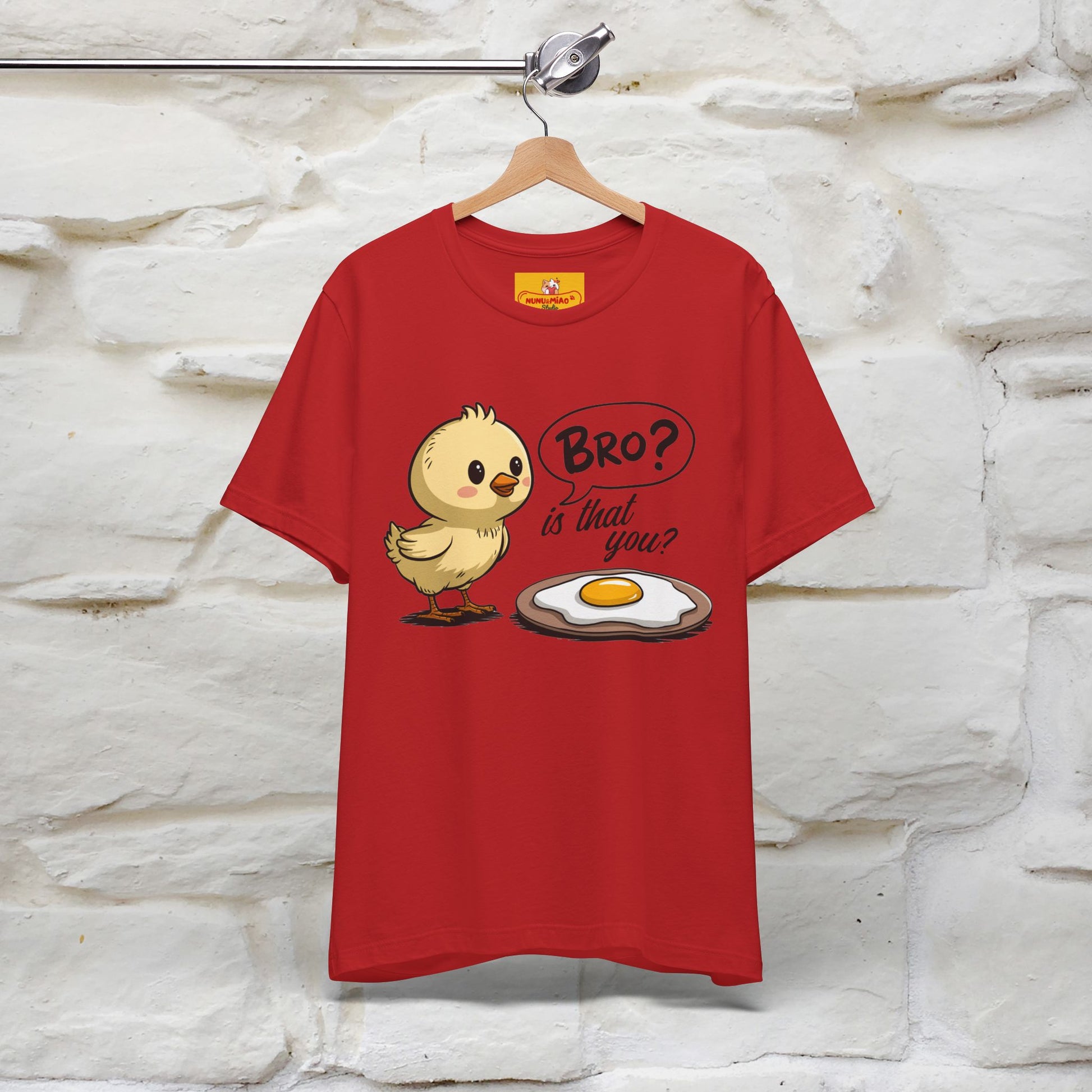 "Bro Is That You?" Funny Chicken T-shirt |Nunu&Miao Studio - Nunu&Miao Studio
