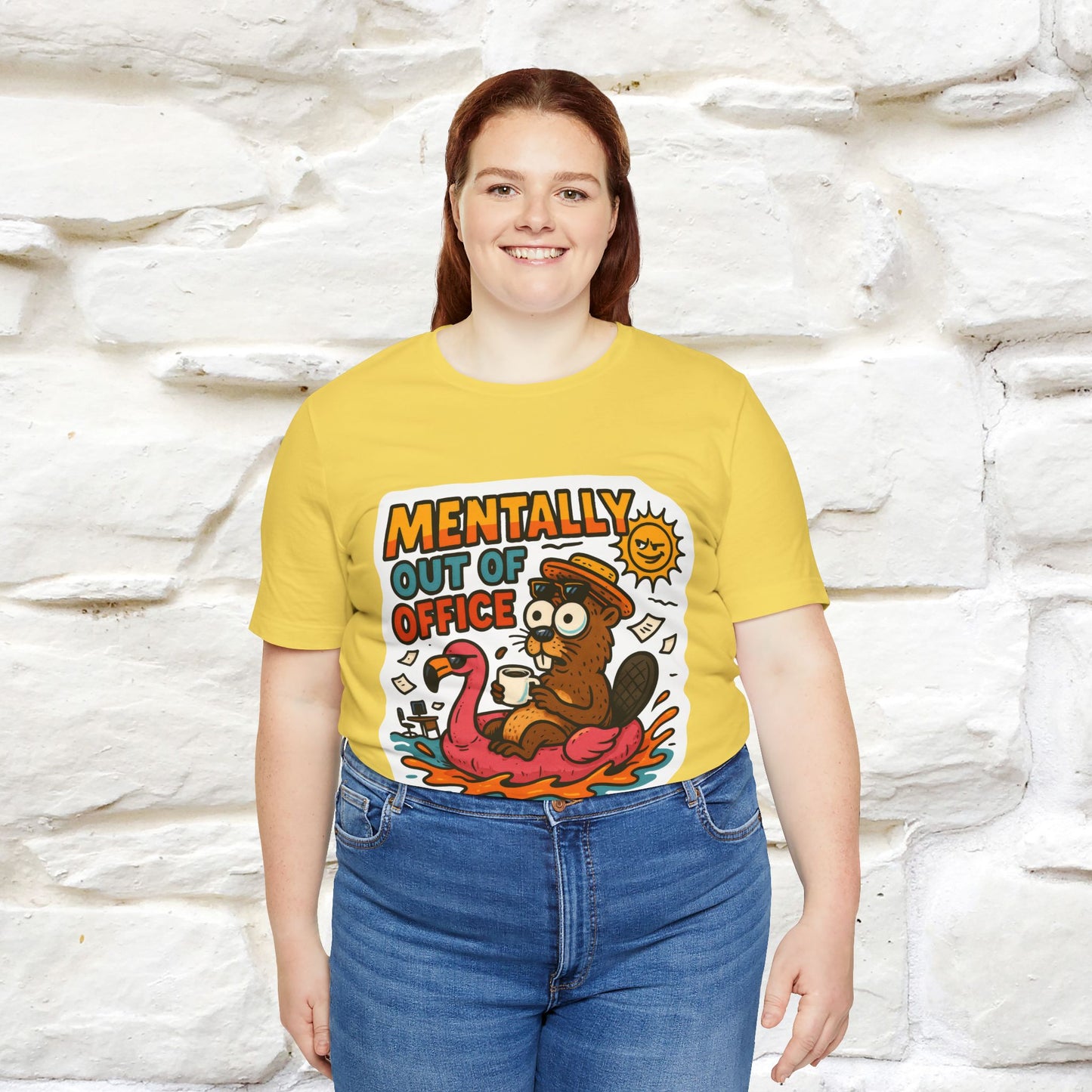 ''Mentally Out Of Office''|  Sarcastic Cat T-Shirt | Nunu&Miao Studio