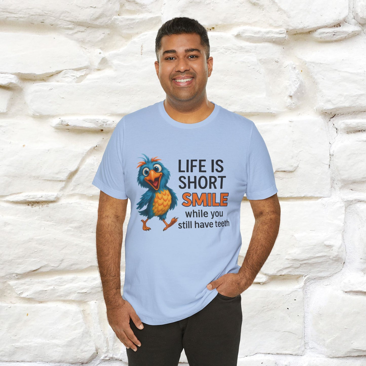 "Life Is Short Smile While ..." |Funny T-Shirt | Nunu&Miao Studio - Nunu&Miao Studio