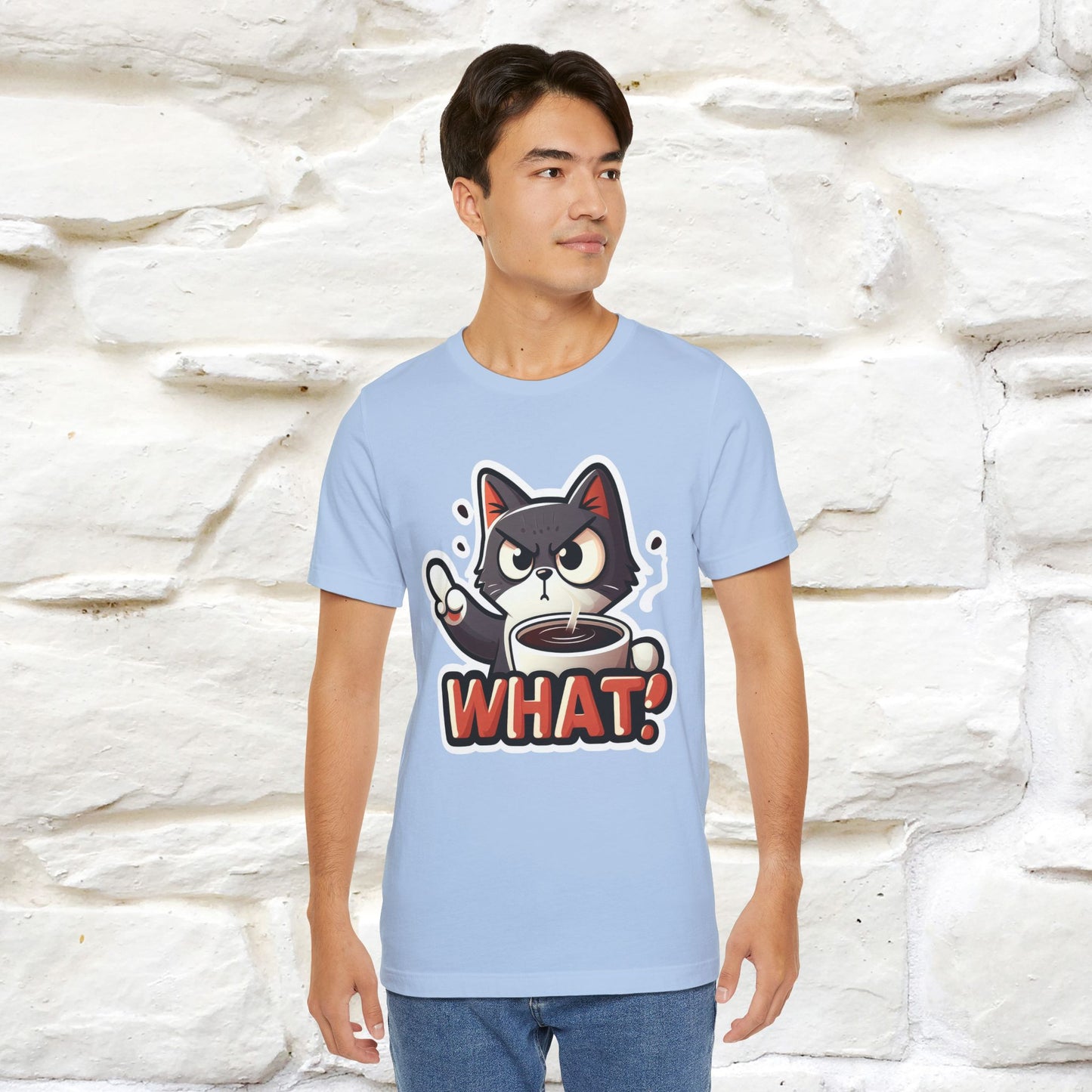 ''What !'' | Cat T-Shirt  | Nunu&Miao Studio - Nunu&Miao Studio