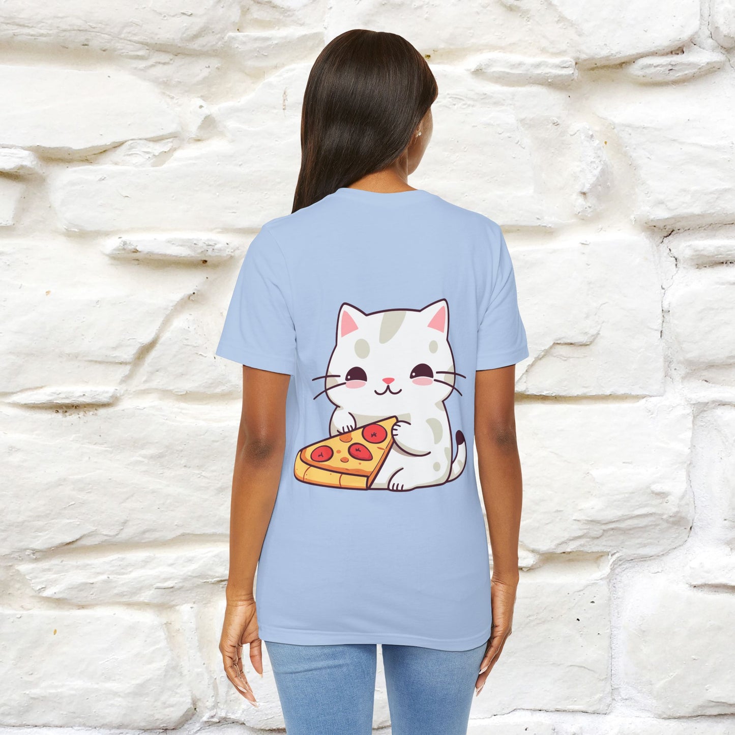 "I Love Pizza"| Cat T-shirt | Nunu&Miao Studio - Nunu&Miao Studio